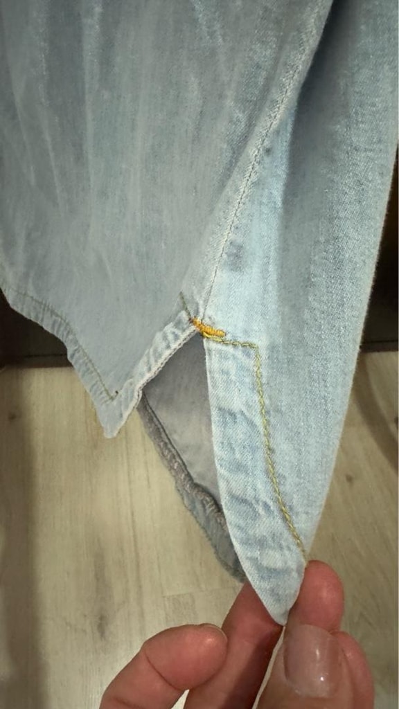 Açık Mavi Denim Gömlek — görsel 5/6