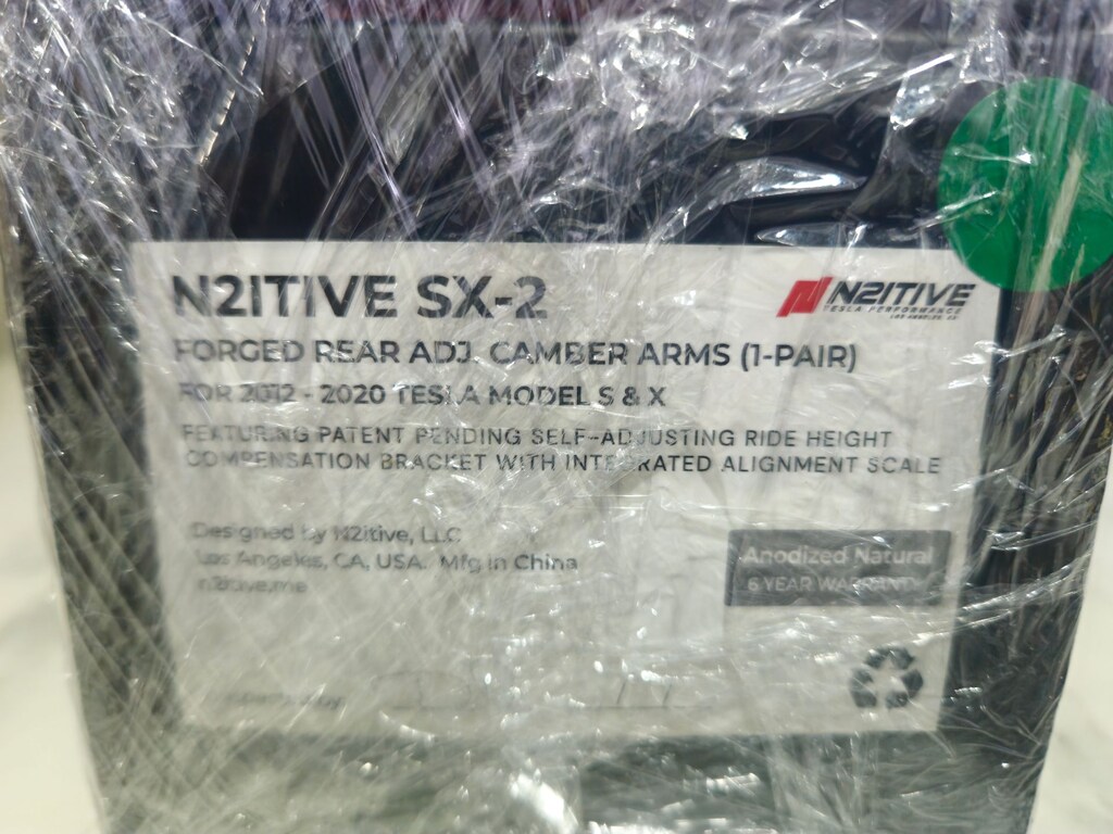 N2itive Tesla 2012-2020 S ve X modelleri için kamber Denge Kolu çift - 3