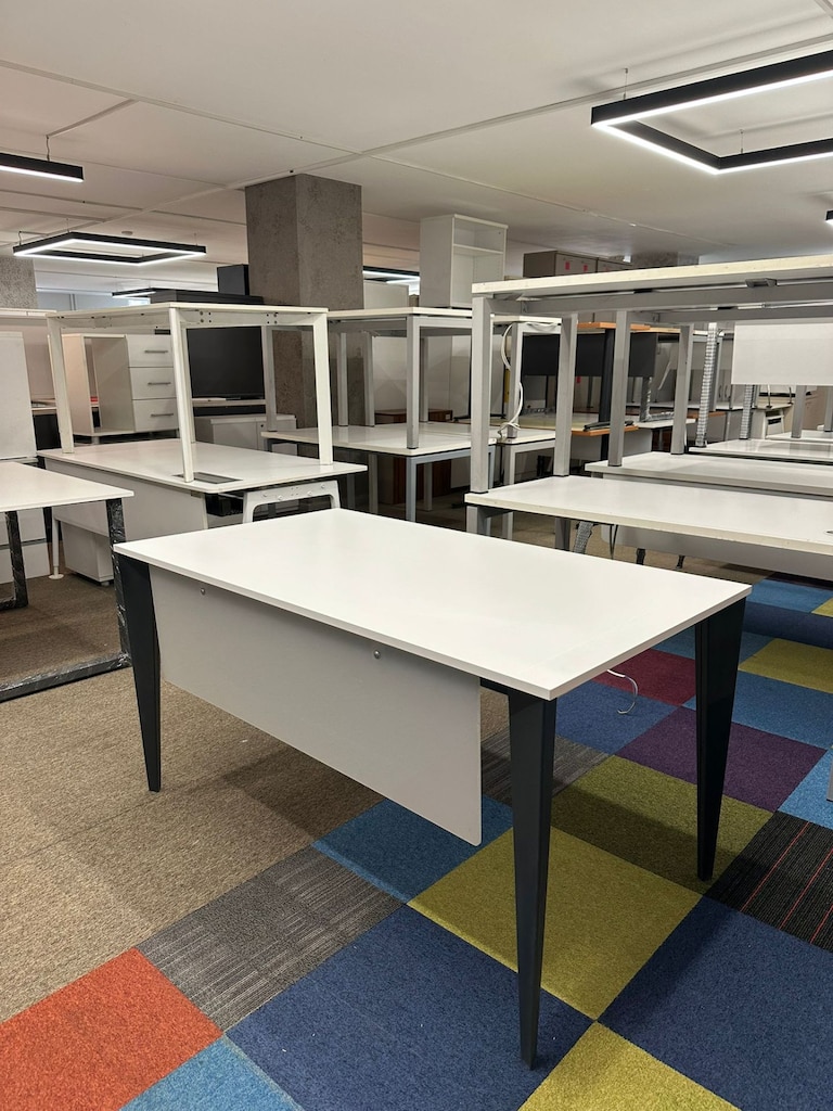 KLAS OFİS ÜSKÜDAR 160X80 BEYAZ ÇALIŞMA MASASI - 3