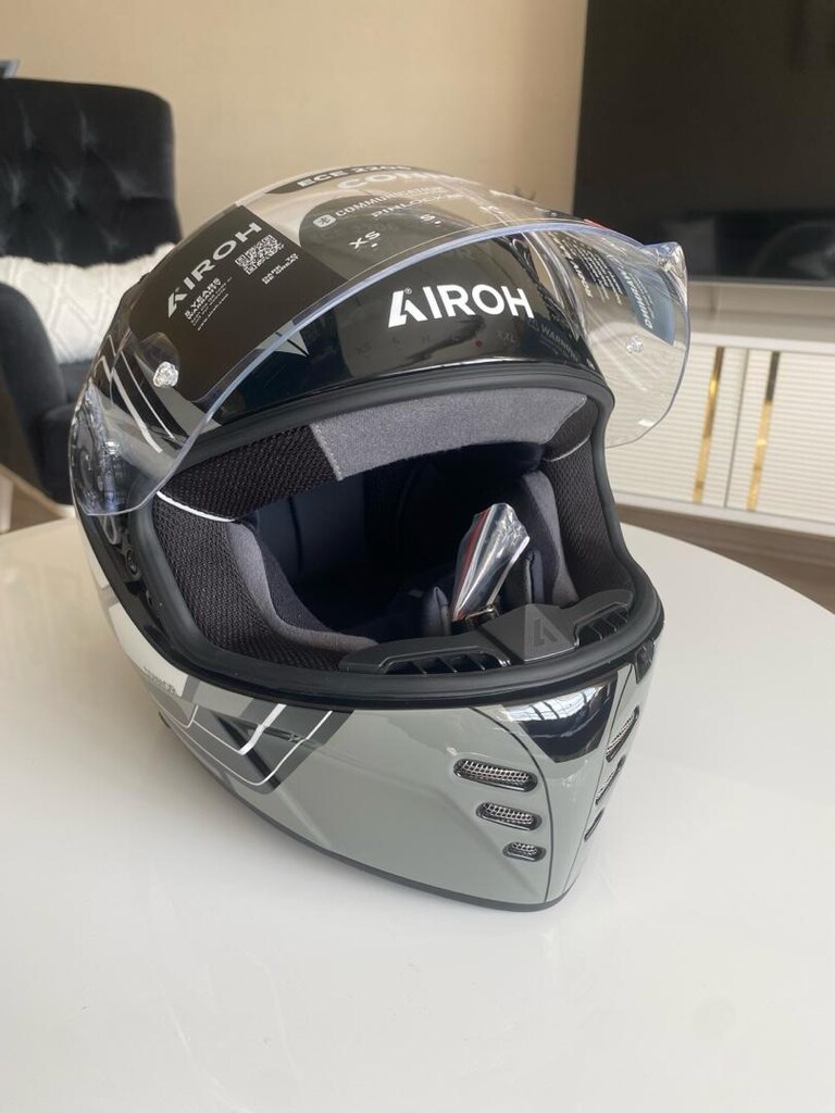 AIROH CONNOR DUNK BLACK GLOSS KASK XL BEDEN SIFIR KUTULU - 6