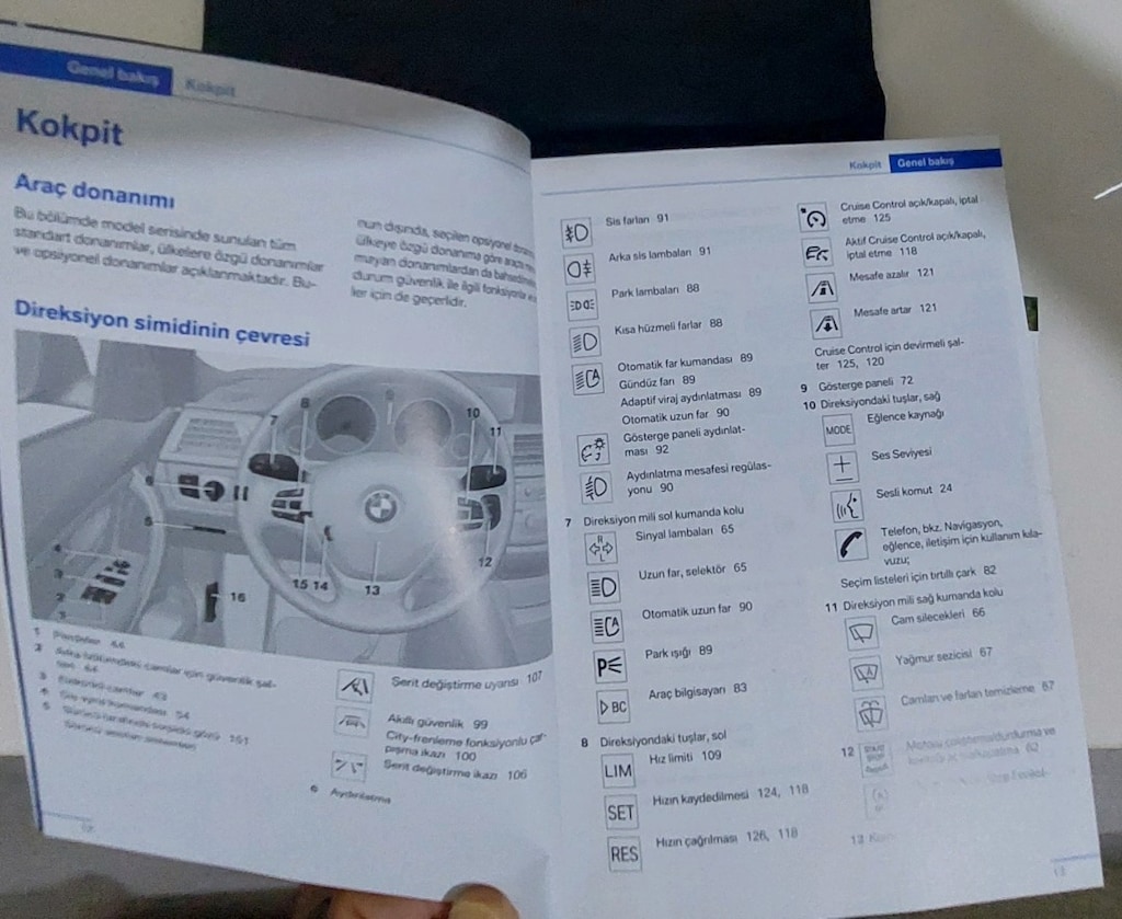 BMW 3 Serisi (2011/19) Deri Çanta Bakım kitabı Kullanım Kılavuzu - 6