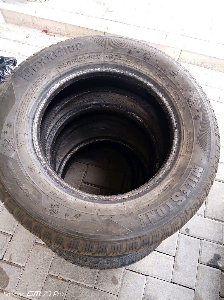175/70R 13 4adet 2020 1'sezon kullanılmış sıfır gibi lastikler altinda - 10