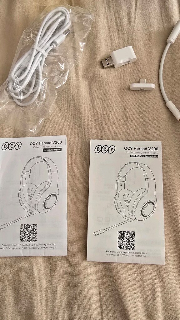 QCY Heroad v200 çok fonksiyonlu kulak üstü kulaklık - 3