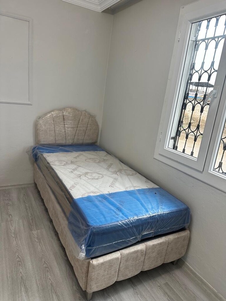 görülmemiş dev kapmanya ultra lüks tek kişilik baza başlık yatak sıfır - 7