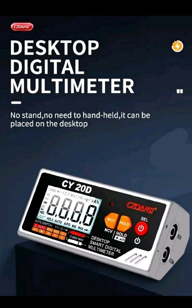 Mini Masaüstü Multimetre CY-20D - 8