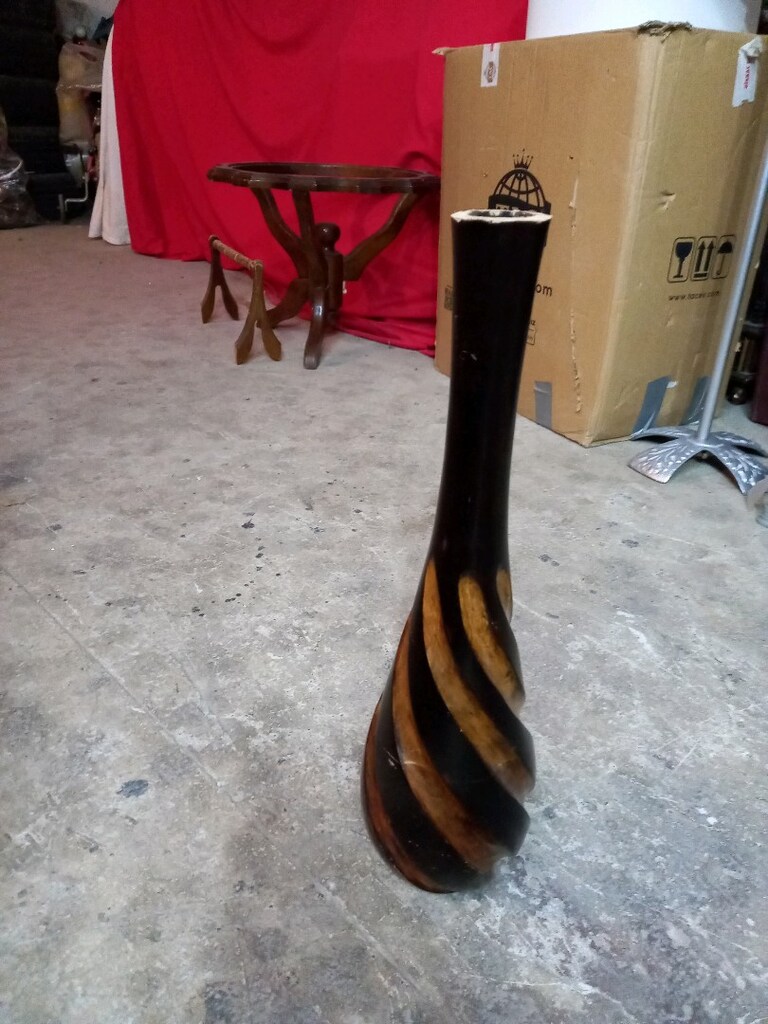 Dekoratif mango ağacı spiral bohem vazo - 3