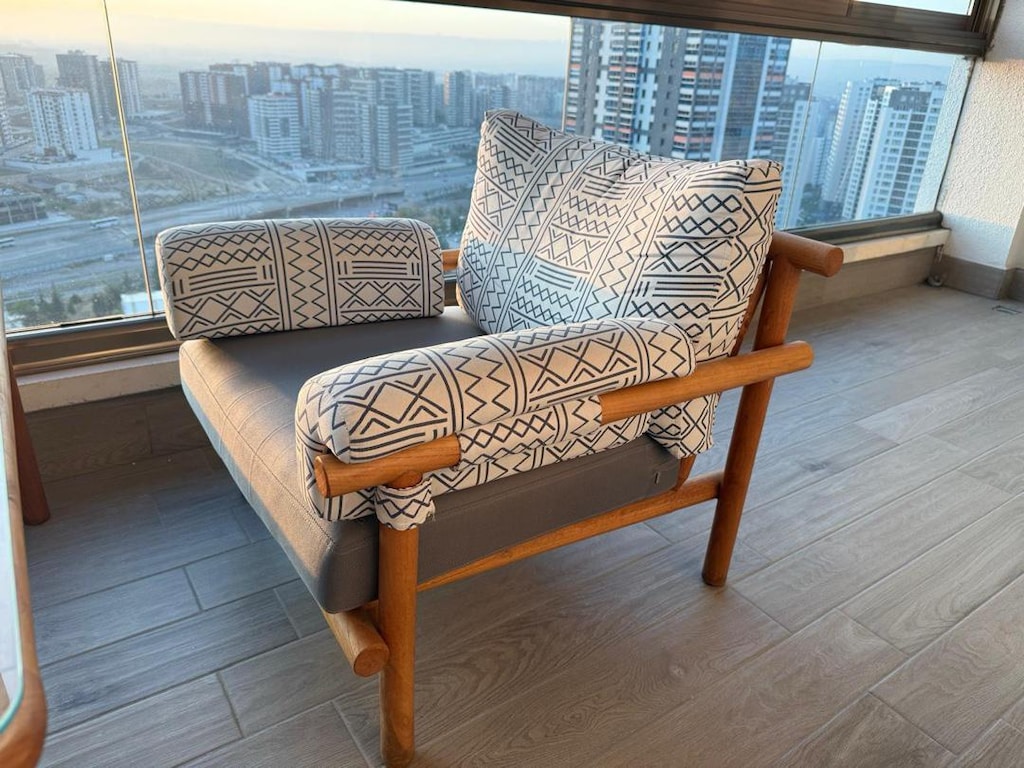 MASİF AHŞAP BALKON TAKIMI - 6