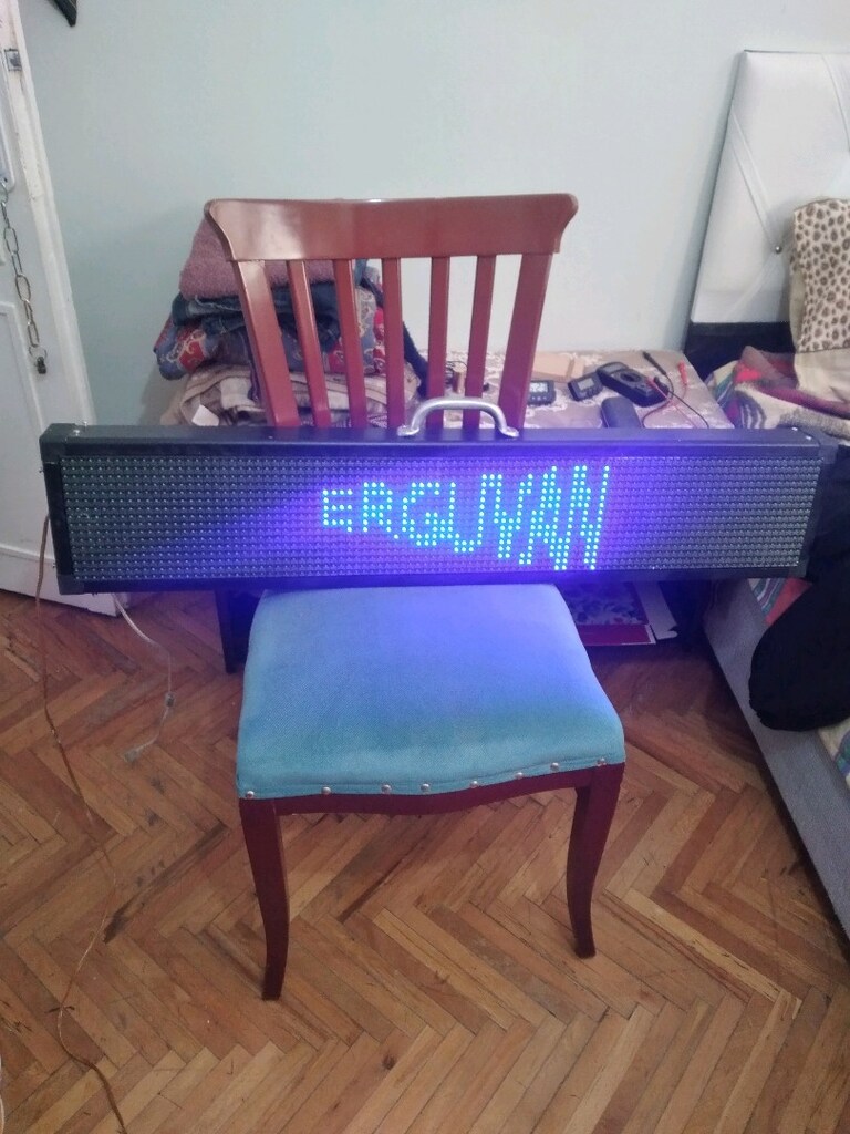 mor led panel kayan yazı - 2