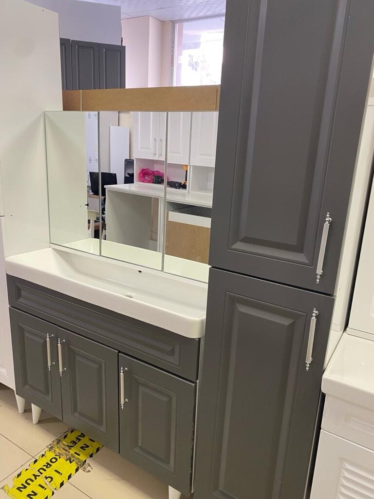 100 cm banyo 35 cm kiler seramiktaş banyo dolabı medefe mebrankapak