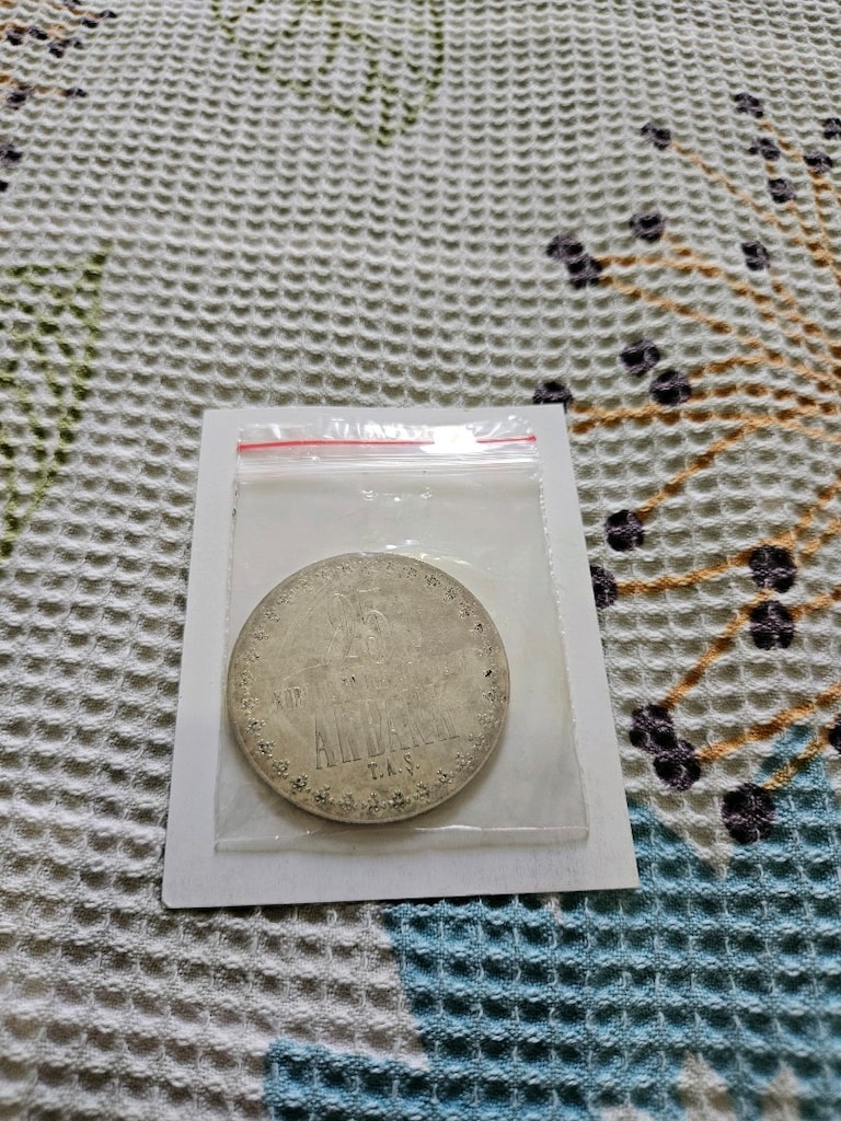 Akbank Hatırası gümüş para - 3