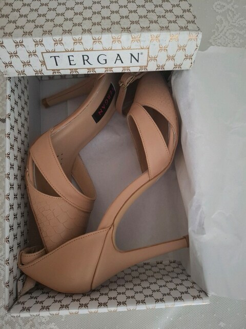 tergan nude tonunda stilleto