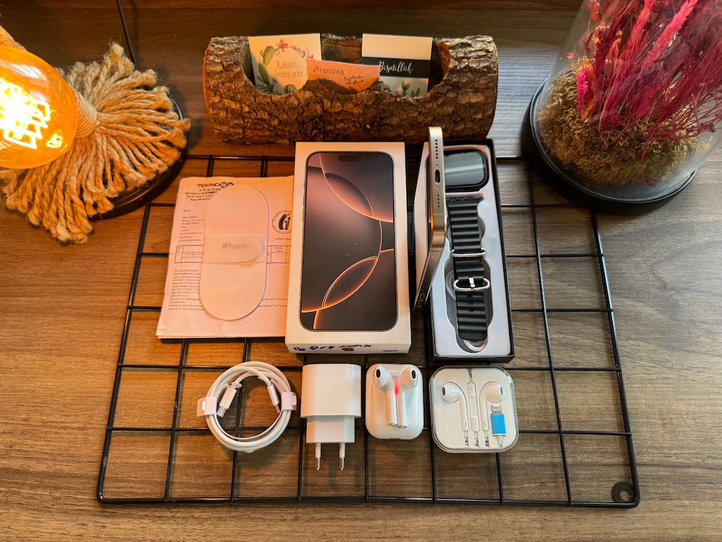 GARANTİLİ İPHONE 16 PRO MAX DESERT TİTANİUM - 7