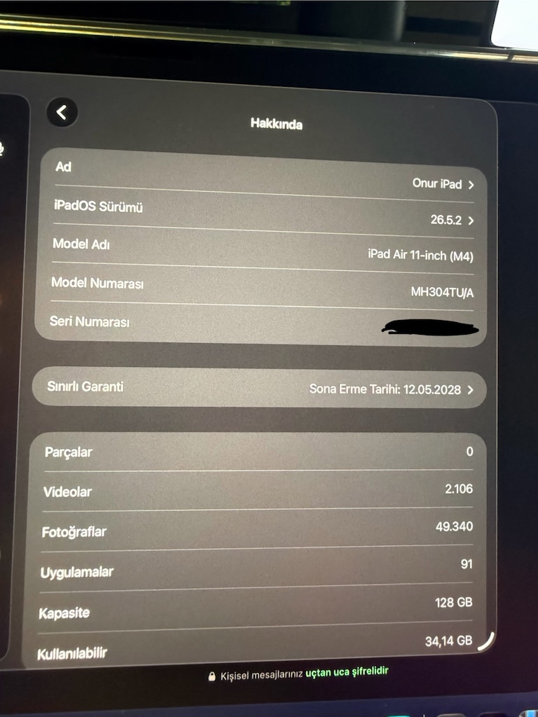 Kusursuz iPad Air M4 128 GB Wi-Fi | FATURALI | 23 AY GARANTİLİ - 4