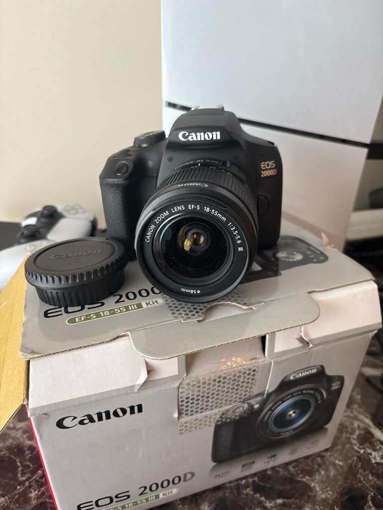 CANON EOS 2000D DSLR Fotoğraf makinesi +EF-S 18-55mm III kit lens - 5