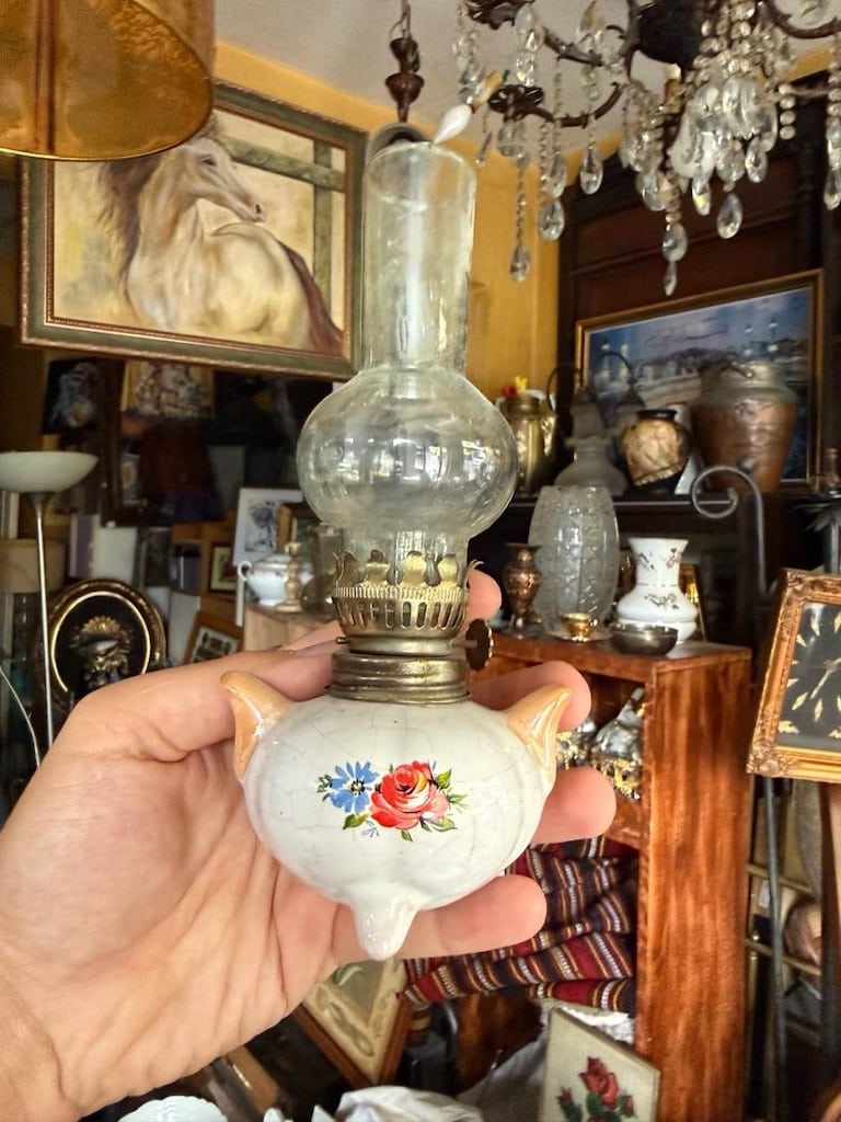 Arapça Damgalı Eski Gaz Lambası - 4