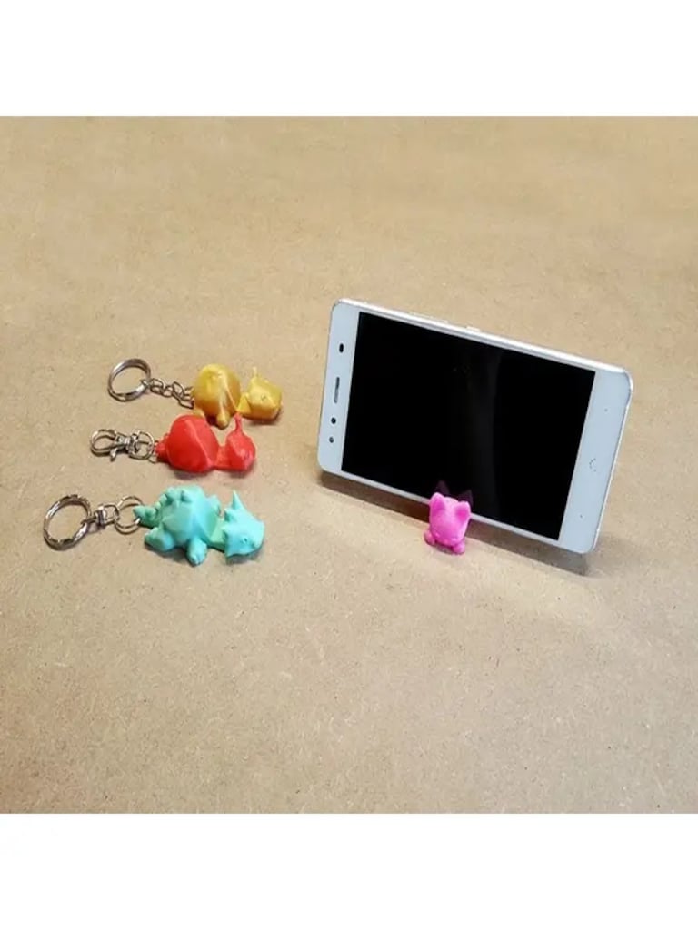 4'lü HEM ANAHTARLIK HEM TELEFON STANDI - 2