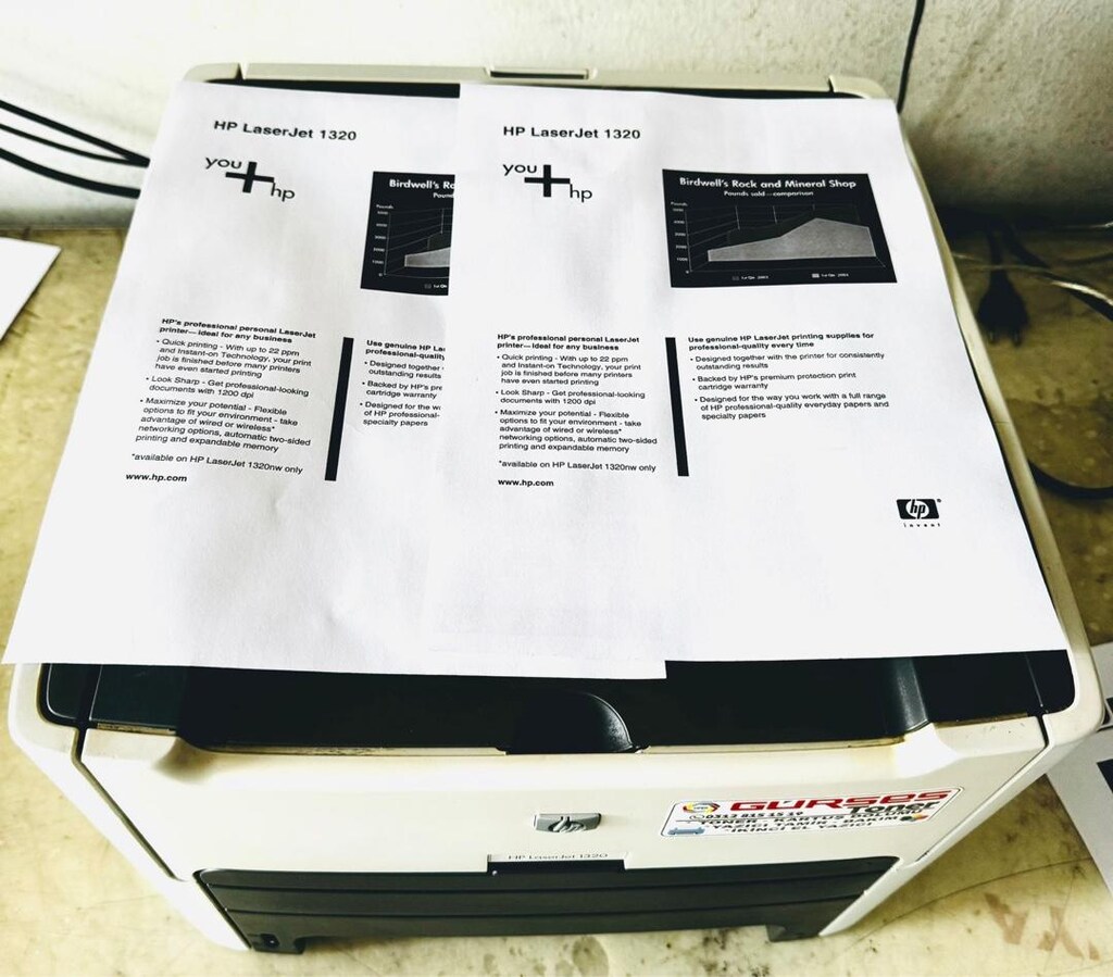 Yazıcı Hp 1320 5 Bin sayfa çıktı alıyor çift taraflı yazıyor - 7