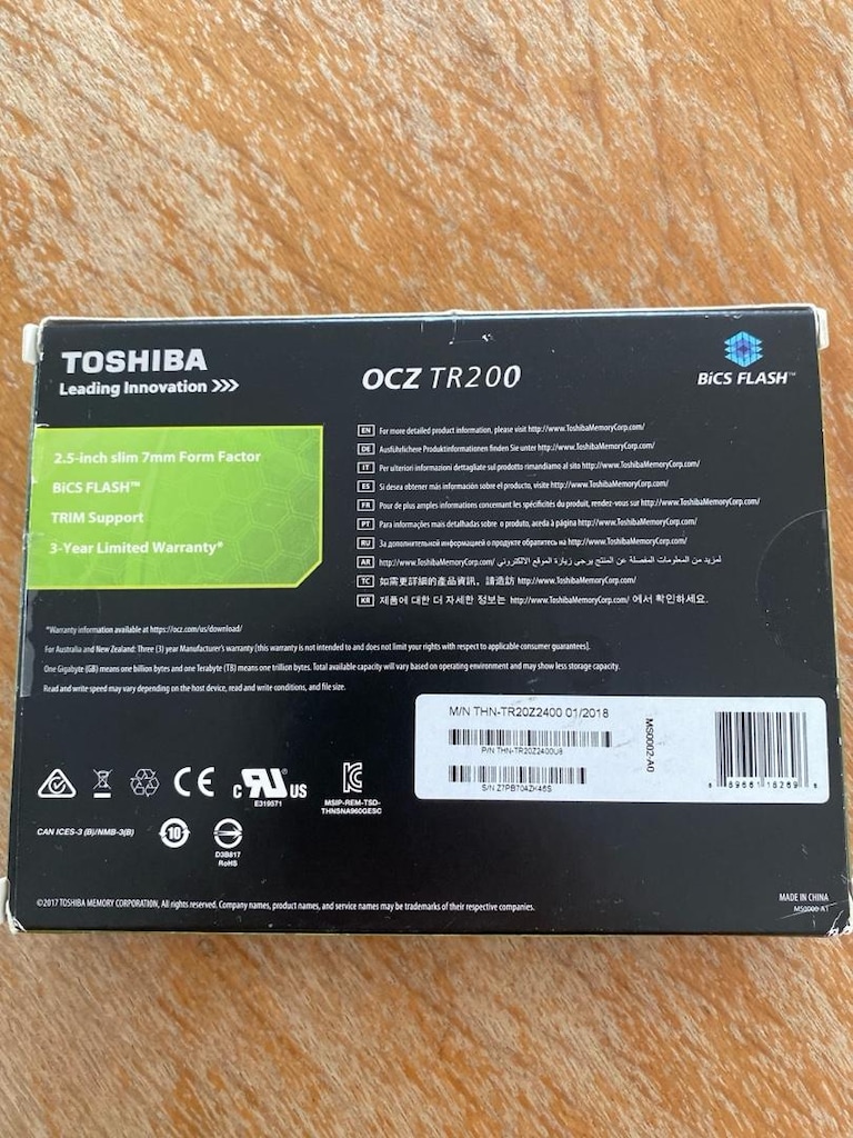 Toshiba SSD Solid State Drive - 2