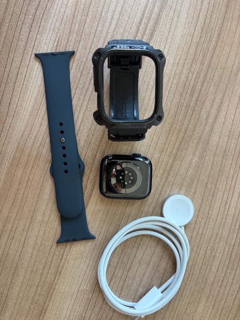 APPLE WATCH 9 GPS 45 MM GECE YARISI ALÜMİNYUM KASA - 6