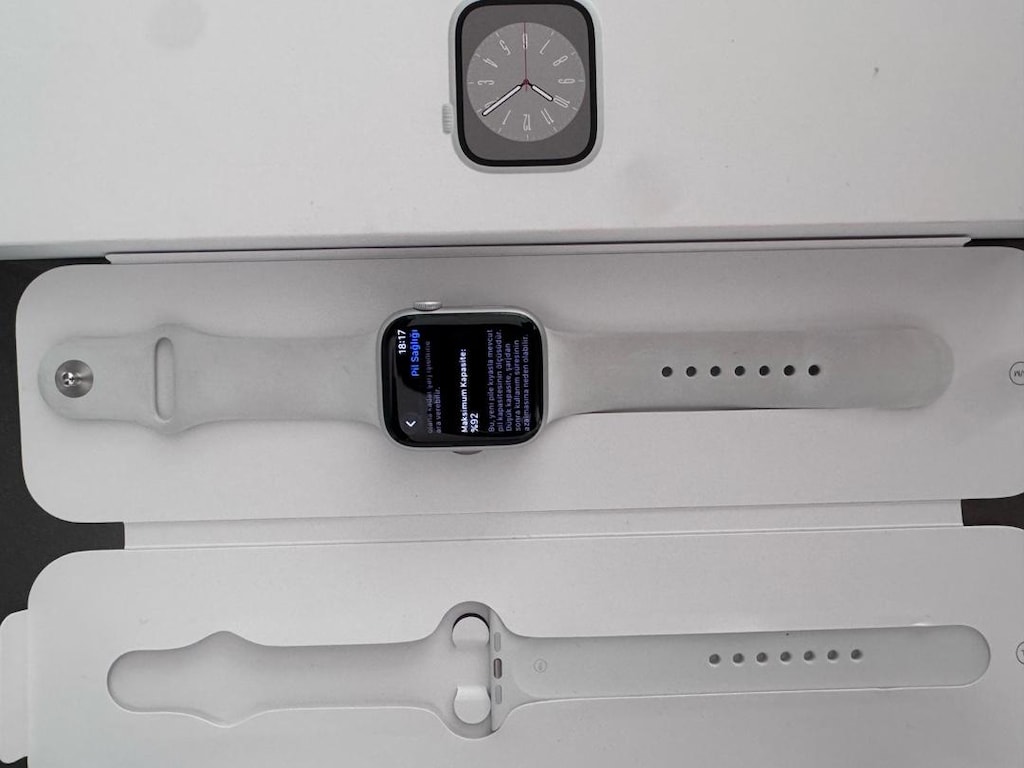 Apple Watch 8 45mm sıfır ayarında - 4