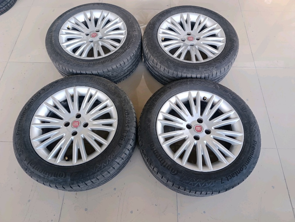 16 4x98 Fiat orjinal jant lastik takımı hatasız sıfır ayar - 3