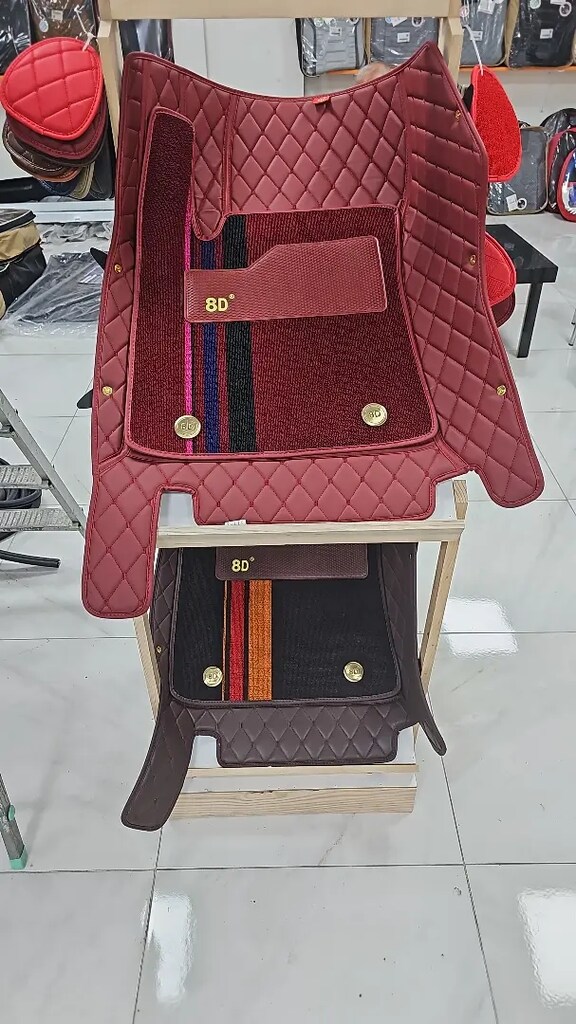 8D KAPİTONE ÇİFT KATMAN TAM KORUMA PASPAS ARACA ÖZEL TASARIM