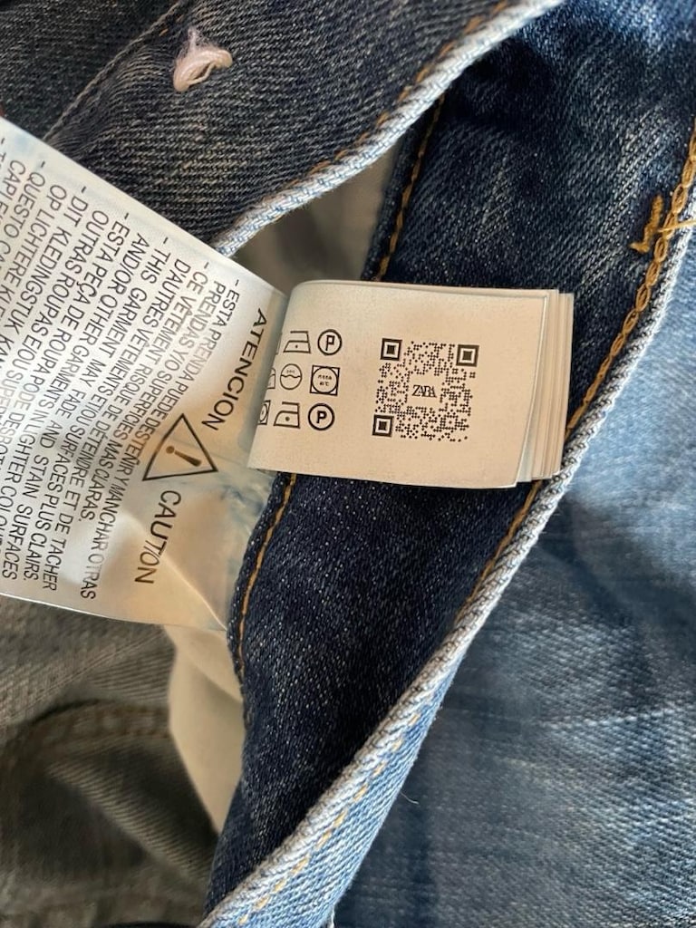 Zara Erkek Flare / İspanyol Paça Jean Mavi Denim — görsel 4/4