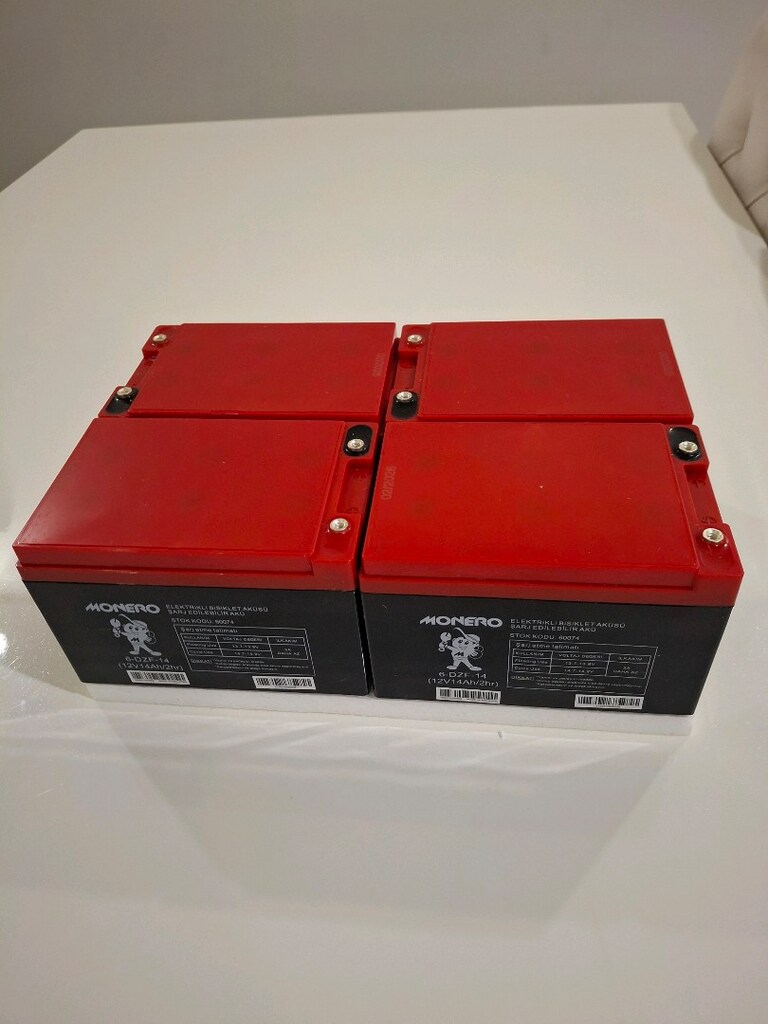 MONTAJ DAHIL 12 VOLT 14 AH SIFIR JEL AKÜLER YENİ TARIHLI - 3