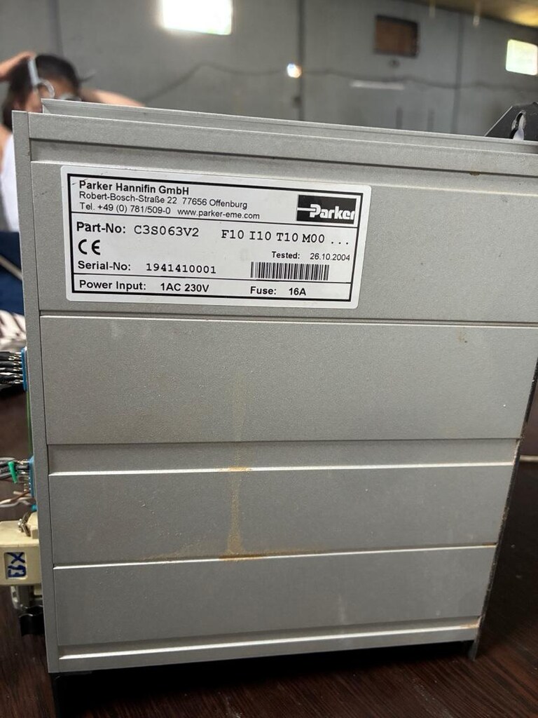 Parker compax3 1kw servo motor sürücü set - 9
