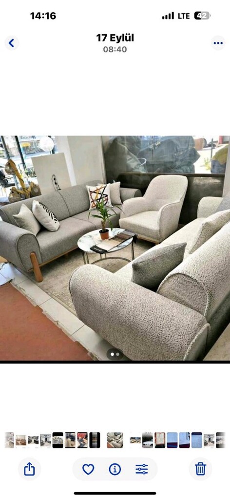 Sifir Bohem Oturma Grubu 3ü1 Arada + Konsept Salon Seti Uygun Fiyat - 4