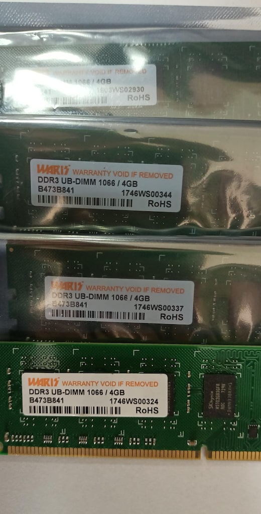 Waris 4GB DDR3 1066MHz Masaüstü RAM - B473B841