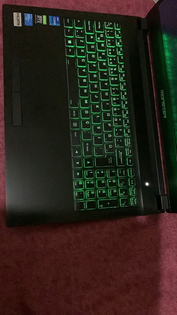 Monster Abra a5 i511400h Rtx 3050ti 16 ram 512 ssd 144hz - 3