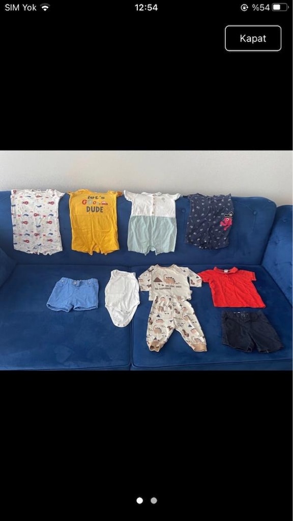 bir hurç dolusu yenidoğandan 18/24 aya kadar erkek bebek kıyafetleri - 5