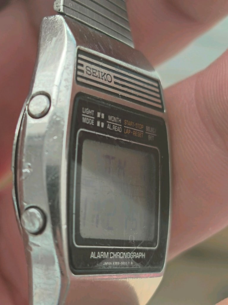 Seiko dijital kol saati - 5