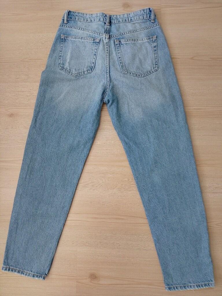 Bershka Mavi kot pantolon - 5