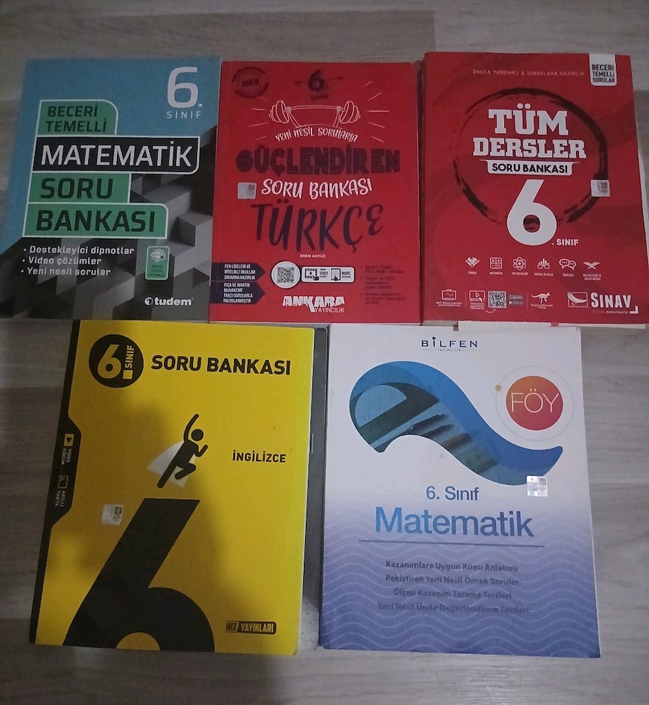 6 ve 7 sınıf test kitapları - 2