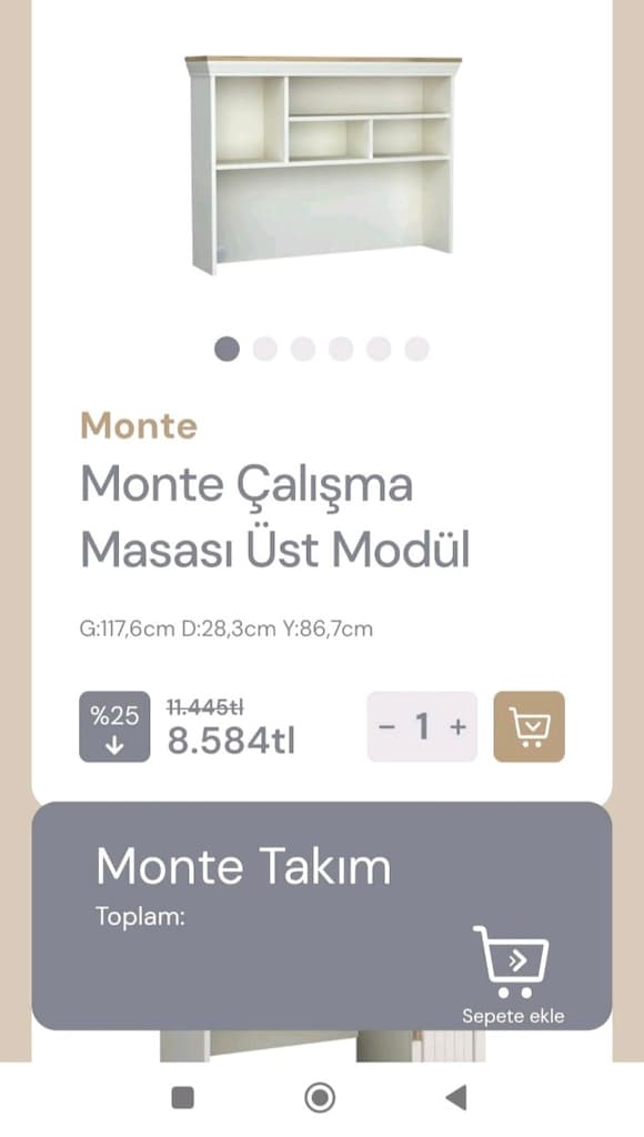 çalışma masası(Almila mobilya) - 2