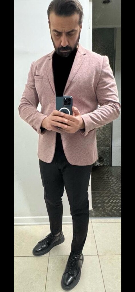 Trendyol Man Pembe Blazer Ceket