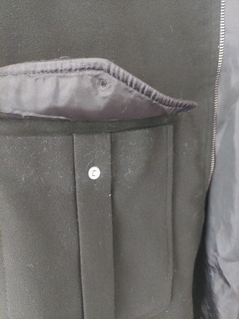 Pelerin model Kaşe kumaş cepli Panço - 8