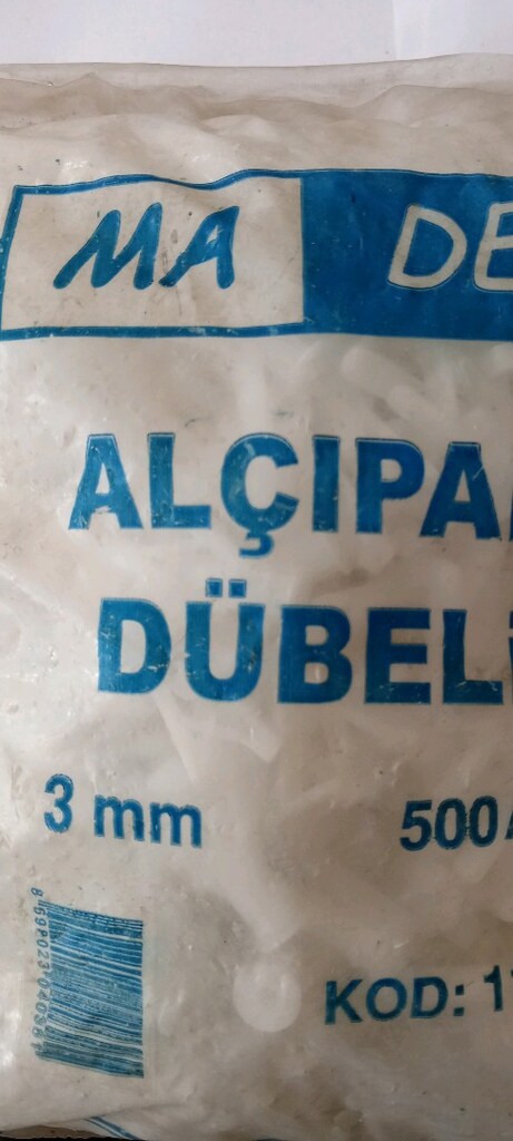 ALÇIPAN DÜBELİ VE 7MM DÜBEL - 12