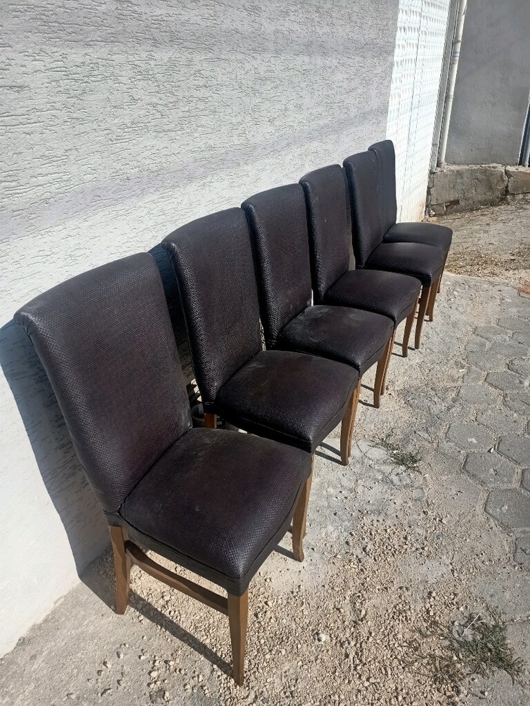 sandalye 6 adet deri kaplama - 2