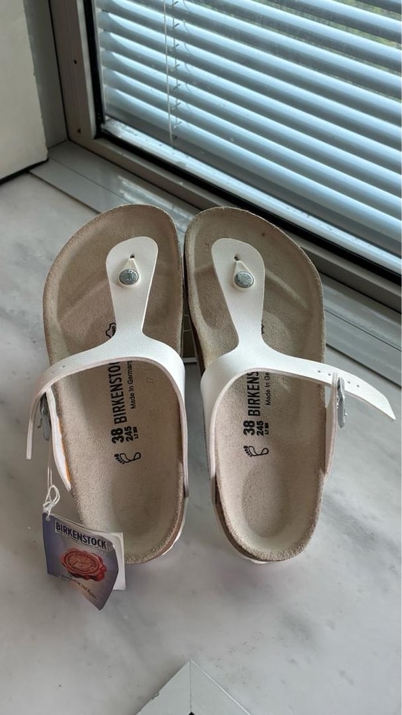 ALMANYA’DAN ORİJİNAL, BIRKENSTOCK BEYAZ TERLİK - 2