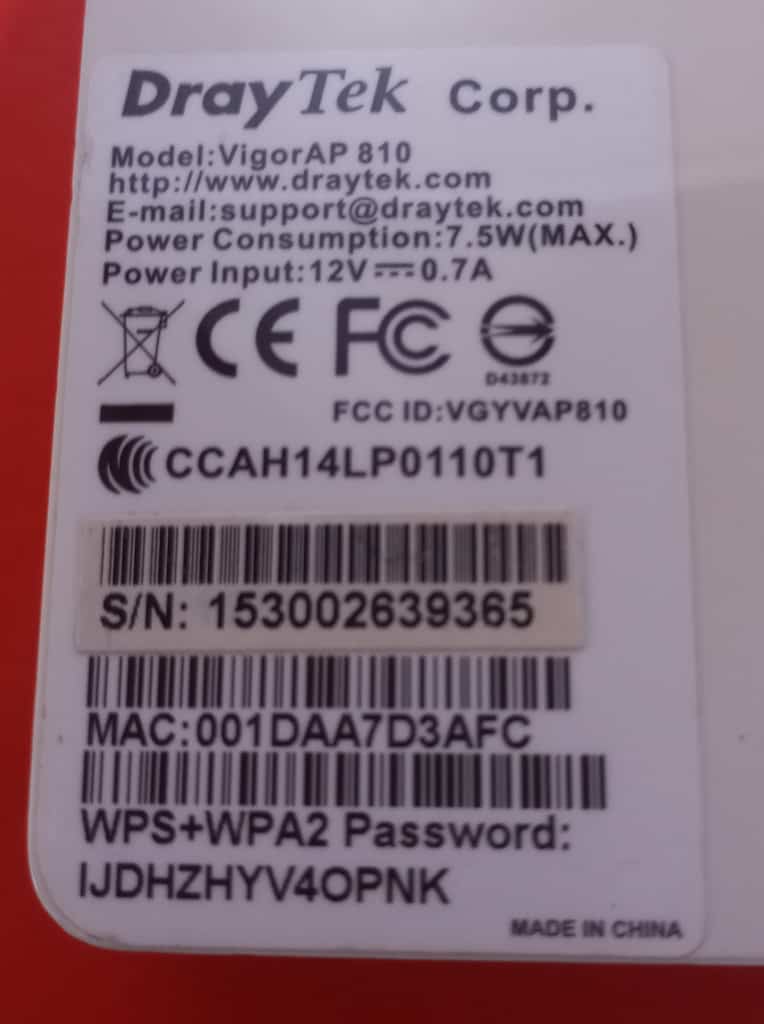 Draytek VigorAP 810 Wireless 5Port Access Point (Prof. Kaliteli cihaz) - 7