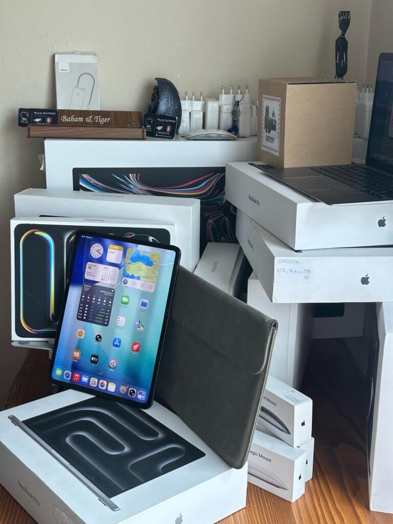 Apple ipad pro 13” 256 gb space black kutulu ve temiz - 9