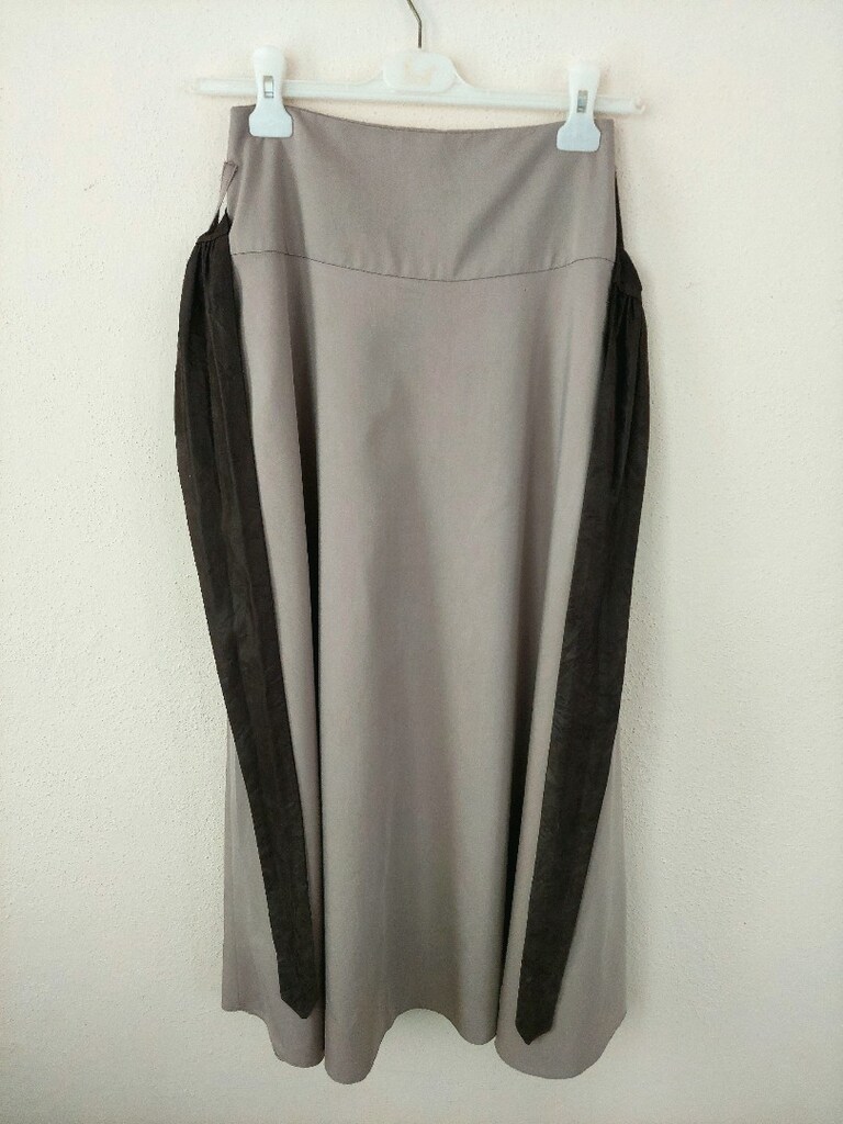 SİMA bayan Kumaş Kemerli Midi etek - 5