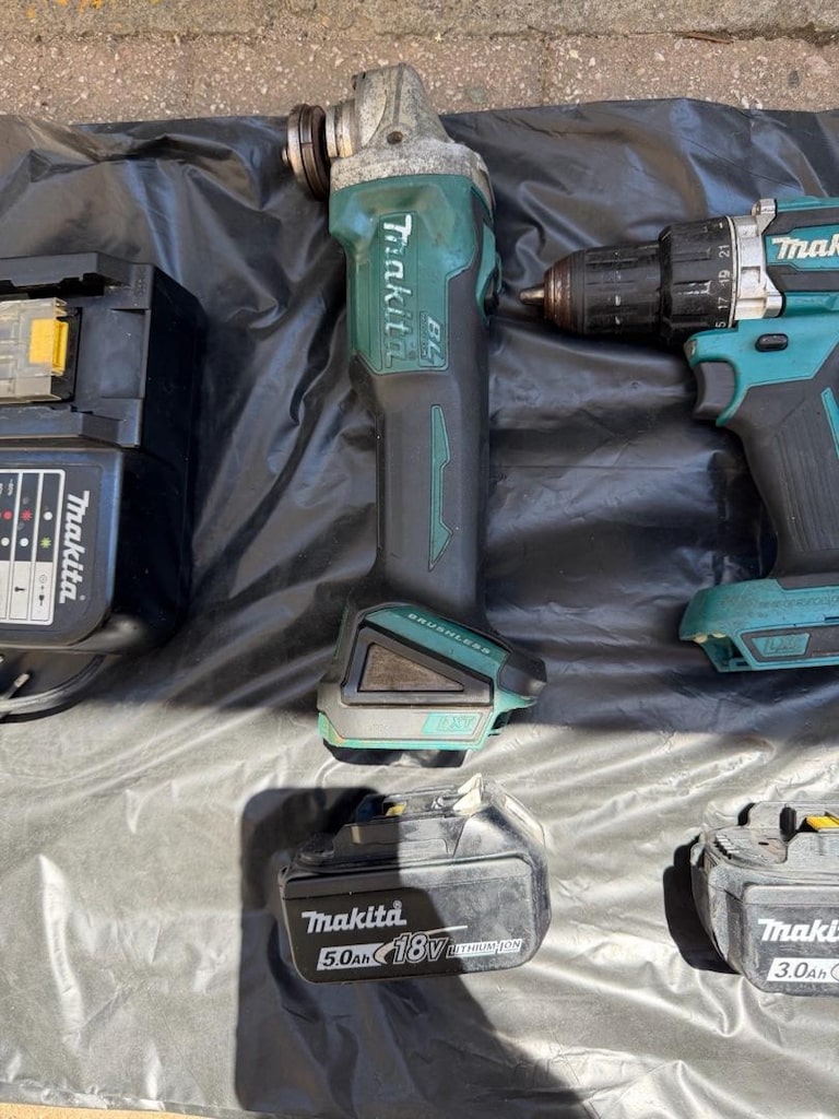 makita şarjlı matkap - taşlama ve elektrikli kırıcı delici matkap set - 3