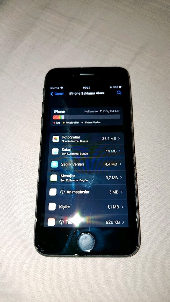 Kasa Çatlak Pil 100 iPhone 8 64 GB - 3