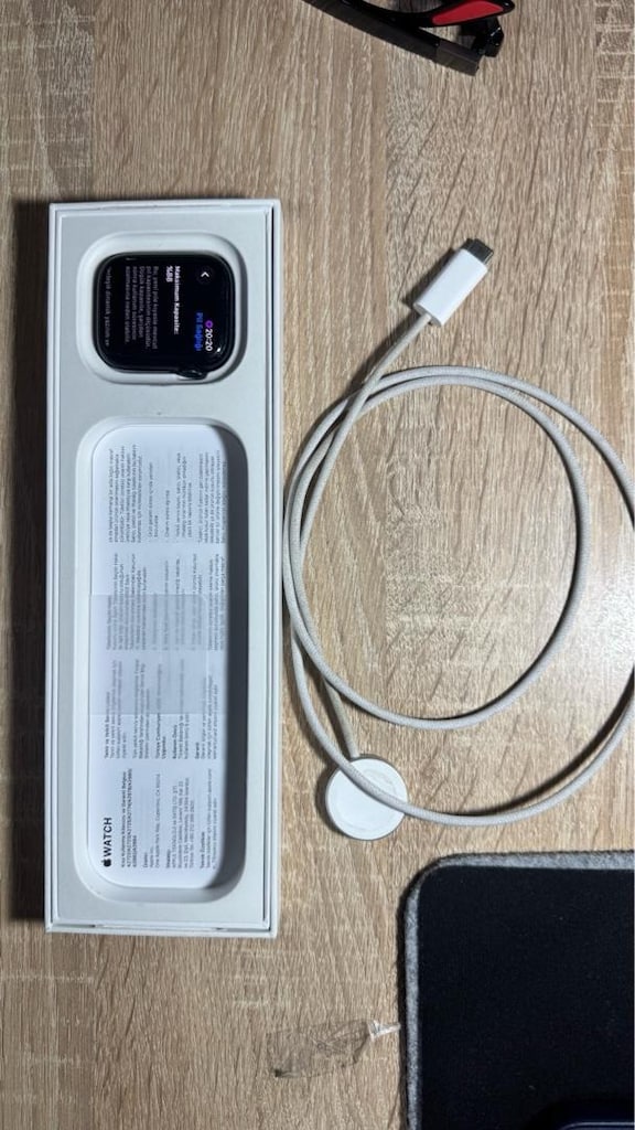 APPLE WATCH 9 SİYAH FULL SET KUTU 45MM - 3