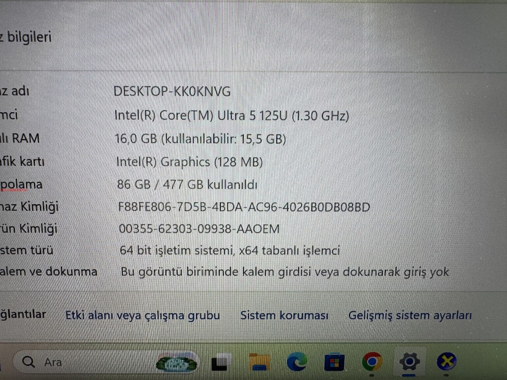 HP ZBOOK ULTRA 5 İŞLEMCİ 16 GB RAM 512 NVME - 4