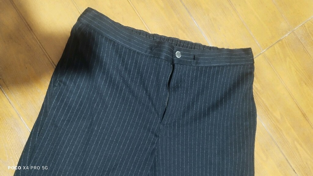 #Esnek likralı beli lastikli şık pamuklu pantolon..İpi yok, takılır